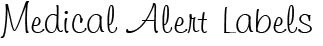 Medical Alert Labels